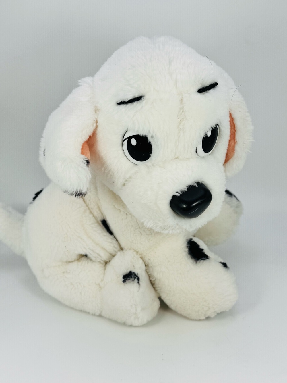 VINTAGE Mattel 1991 DISNEY 101 Dalmatians Rolly 10" Plush Dog NO COLLAR!